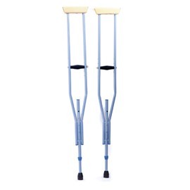 Aux. Crutches Iron Button Adjst.