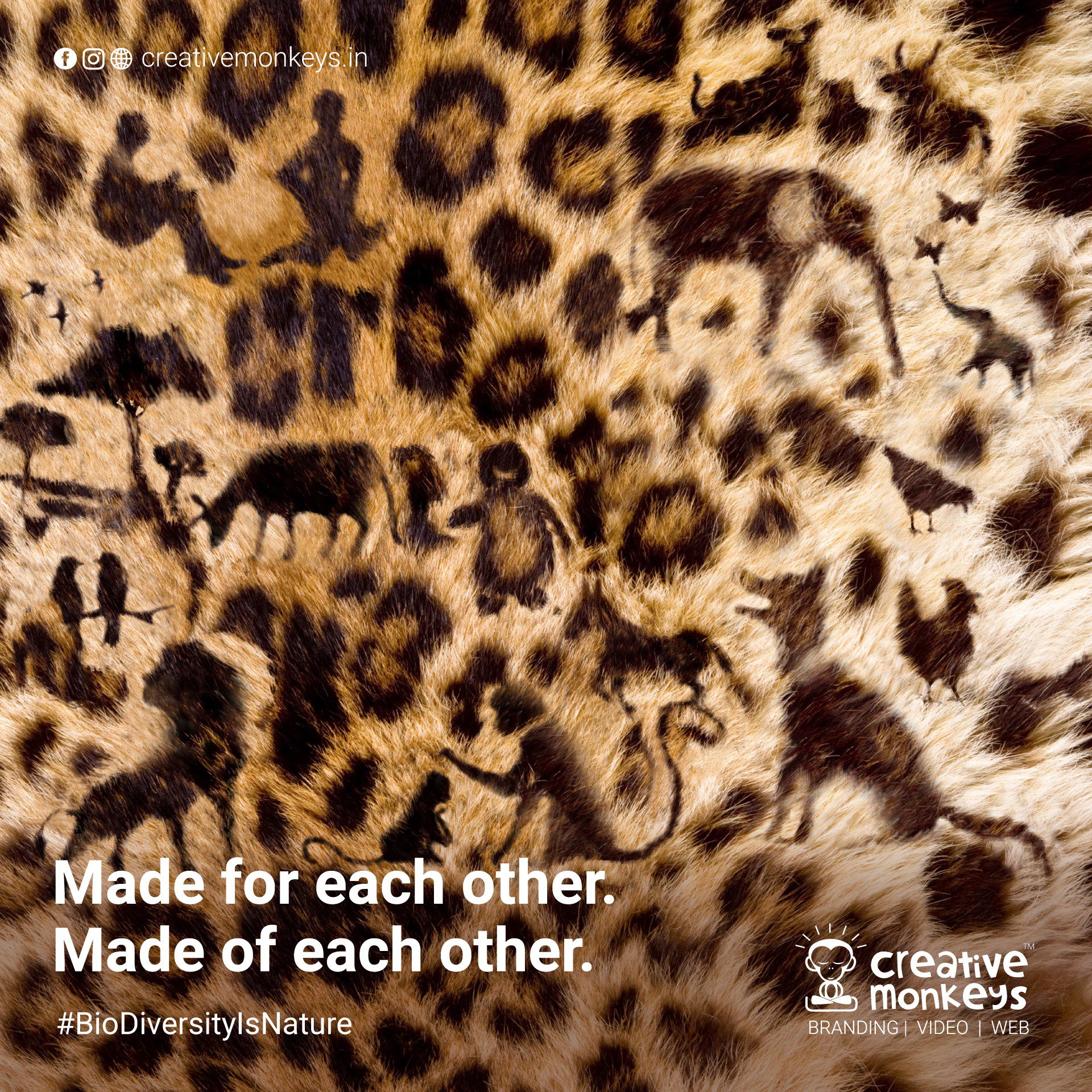 Creative Monkeys Made for each other